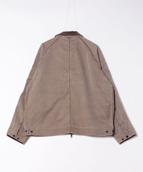 ムラサキスポーツ(ムラサキスポーツ)の「【ムラサキスポーツ限定】DEAR LAUREL/ディアローレル DUCK WORK JACKET ジャケット D25F-0106(その他アウター・メンズ・ブラウン/グレー・M/XL/L)」の4枚目の写真
