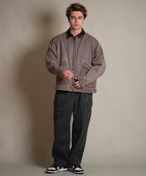 ムラサキスポーツ(ムラサキスポーツ)の「【ムラサキスポーツ限定】DEAR LAUREL/ディアローレル DUCK WORK JACKET ジャケット D25F-0106(その他アウター・メンズ・ブラウン/グレー・M/XL/L)」の6枚目の写真