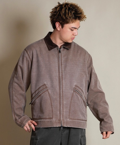 ムラサキスポーツ(ムラサキスポーツ)の「【ムラサキスポーツ限定】DEAR LAUREL/ディアローレル DUCK WORK JACKET ジャケット D25F-0106(その他アウター・メンズ・ブラウン/グレー・M/XL/L)」の18枚目の写真