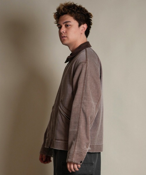 ムラサキスポーツ(ムラサキスポーツ)の「【ムラサキスポーツ限定】DEAR LAUREL/ディアローレル DUCK WORK JACKET ジャケット D25F-0106(その他アウター・メンズ・ブラウン/グレー・M/XL/L)」の19枚目の写真