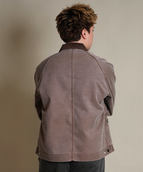 ムラサキスポーツ(ムラサキスポーツ)の「【ムラサキスポーツ限定】DEAR LAUREL/ディアローレル DUCK WORK JACKET ジャケット D25F-0106(その他アウター・メンズ・ブラウン/グレー・M/XL/L)」の5枚目の写真