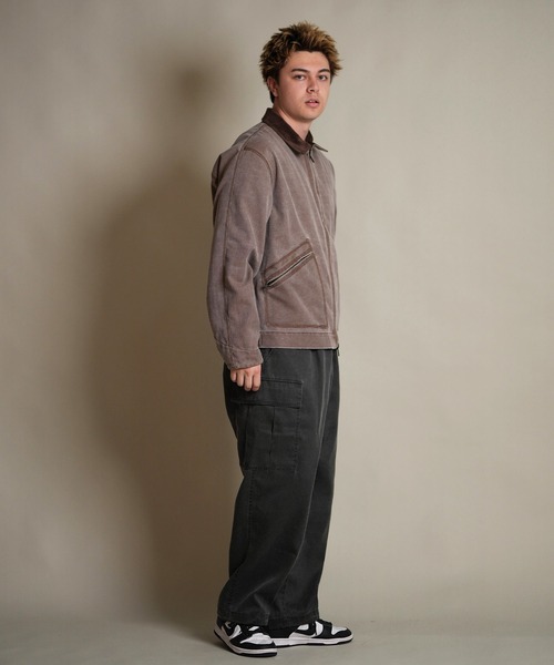 ムラサキスポーツ(ムラサキスポーツ)の「【ムラサキスポーツ限定】DEAR LAUREL/ディアローレル DUCK WORK JACKET ジャケット D25F-0106(その他アウター・メンズ・ブラウン/グレー・M/XL/L)」の8枚目の写真