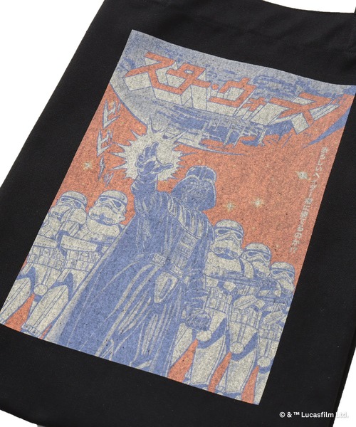 STAR WARS（スターウォーズ）の「atmos x STAR WARS POSTER Tote Bag / アトモス x スターウォーズ ポスター トートバッグ 【SP】（トートバッグ・メンズ・ブラック・ONE SIZE）」の2枚目の写真