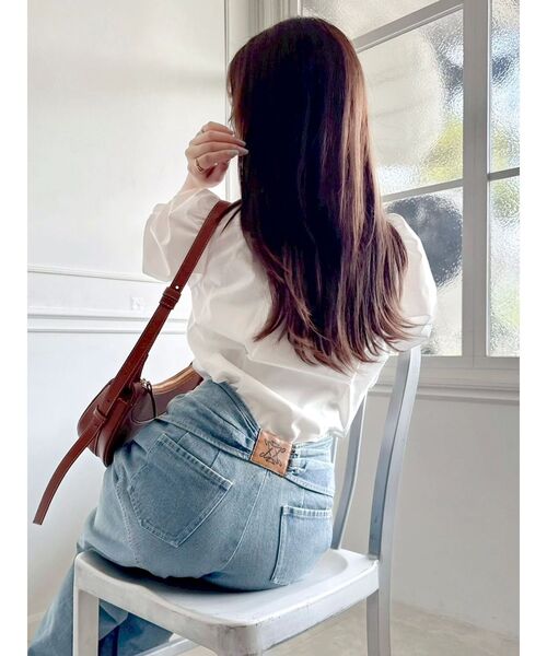 dazzlin（ダズリン）の「リボンネームデニムパンツ（デニムパンツ・レディース・ブルー/インディゴブルー・SMALL/MEDIUM）」の10枚目の写真