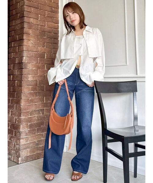 dazzlin（ダズリン）の「リボンネームデニムパンツ（デニムパンツ・レディース・ブルー/インディゴブルー・SMALL/MEDIUM）」の17枚目の写真