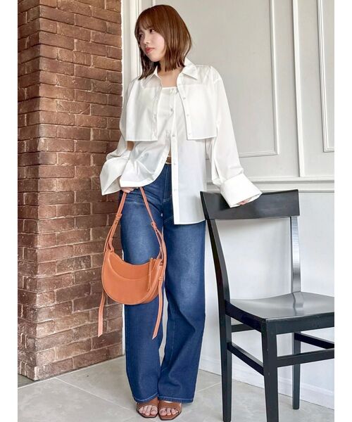 dazzlin（ダズリン）の「リボンネームデニムパンツ（デニムパンツ・レディース・ブルー/インディゴブルー・SMALL/MEDIUM）」の20枚目の写真