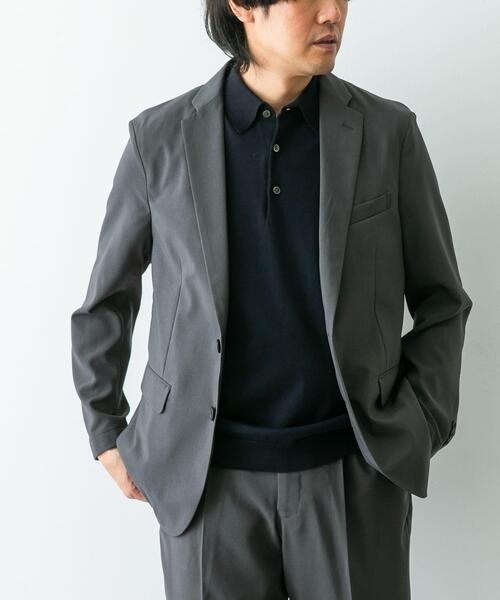 URBAN RESEARCH DOORS(アーバンリサーチドアーズ)の「『イージーケア』LIFE STYLE TAILOR メランジトロストレッチジャケット(スーツジャケット・メンズ・グレー/カーキ/ネイビー・MEDIUM/LARGE/SMALL)」の15枚目の写真
