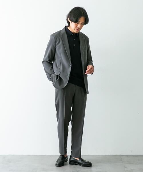 URBAN RESEARCH DOORS(アーバンリサーチドアーズ)の「『イージーケア』LIFE STYLE TAILOR メランジトロストレッチジャケット(スーツジャケット・メンズ・グレー/カーキ/ネイビー・MEDIUM/LARGE/SMALL)」の18枚目の写真