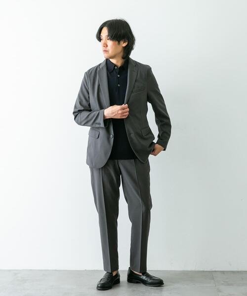 URBAN RESEARCH DOORS(アーバンリサーチドアーズ)の「『イージーケア』LIFE STYLE TAILOR メランジトロストレッチジャケット(スーツジャケット・メンズ・グレー/カーキ/ネイビー・MEDIUM/LARGE/SMALL)」の19枚目の写真