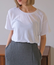 AKTE | リラックスクルーネックTシャツ(Tシャツ/カットソー)