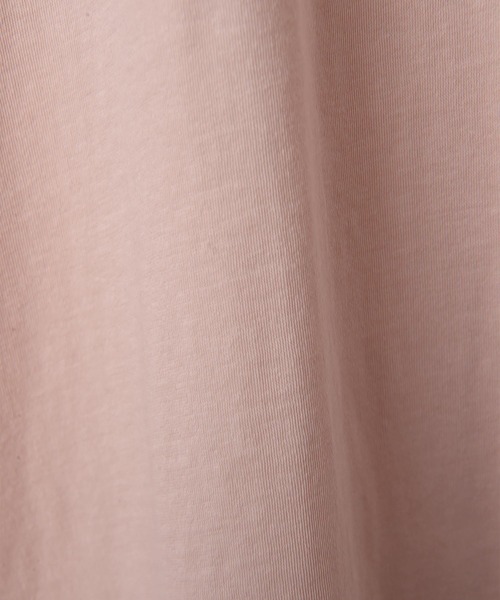 AKTE（アクテ）の「リラックスクルーネックTシャツ（Tシャツ/カットソー・レディース・ブラック/ライトベージュ/ベビーピンク/ホワイト・FREE）」の10枚目の写真