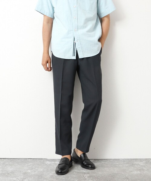 NOLLEY’S（ノーリーズ）の「《セットアップ対応》《EVALET》吸水速乾 ストレッチ イージーパンツ 25SS（その他パンツ・メンズ・ネイビー/ベージュ/ブラック・M/S/XL/L）」の9枚目の写真