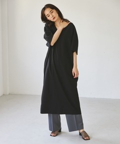 mami　todayful ハーフスリーブカットドレス mami様専用 todayful ハーフスリーブカットドレス - メルカリ
