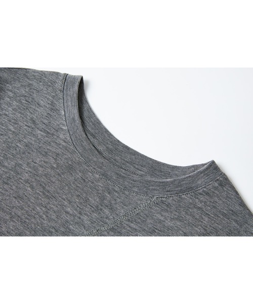 tageechita】ステッチ入り アシンメトリーヘム Tシャツ・サマー