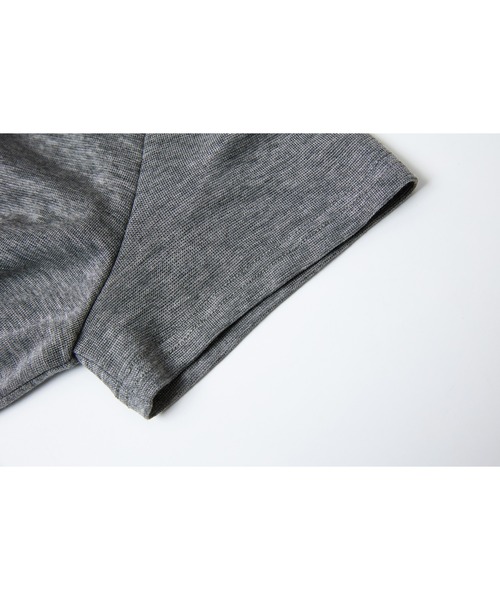 tシャツ 「tageechita」ステッチ入り アシンメトリーヘム Tシャツ・サマーウール レディース tageechita tシャツ 「tageechita」ステッチ入り アシンメトリー