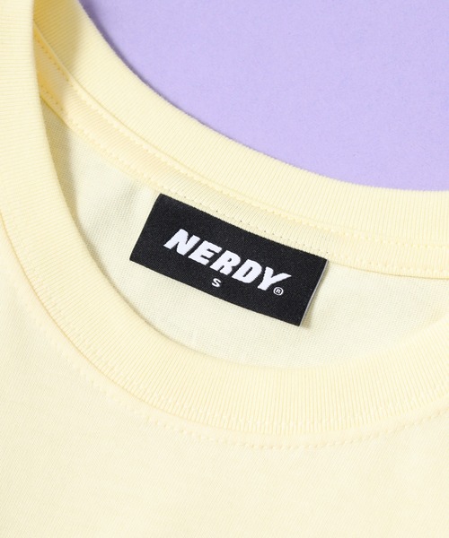 NERDY（ノルディ）の「ドリームライク バタフライ 半袖 Tシャツ（Tシャツ/カットソー・メンズ・ホワイト/イエロー/ブラック・M/S/L）」の14枚目の写真