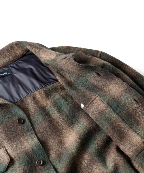 Subciety(サブサエティ)の「Wool ombre check shirt(シャツ/ブラウス・メンズ・マスタード/ブラウン/ブルー・X-LARGE/LARGE/MEDIUM/SMALL)」の19枚目の写真