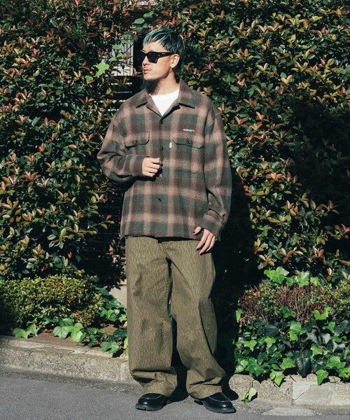 Subciety(サブサエティ)の「Wool ombre check shirt(シャツ/ブラウス・メンズ・マスタード/ブラウン/ブルー・X-LARGE/LARGE/MEDIUM/SMALL)」の21枚目の写真