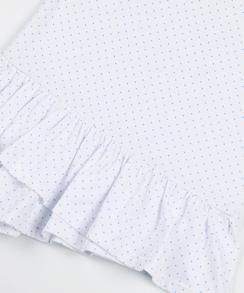 FANCY CLUB(ファンシークラブ)の「FANCY CLUB/ファンシークラブ Frill Layered Dot Tee レイヤード Tシャツ 秋物 秋服 2026年秋冬(Tシャツ/カットソー・レディース・ホワイト/ブラック・ONE SIZE)」の15枚目の写真