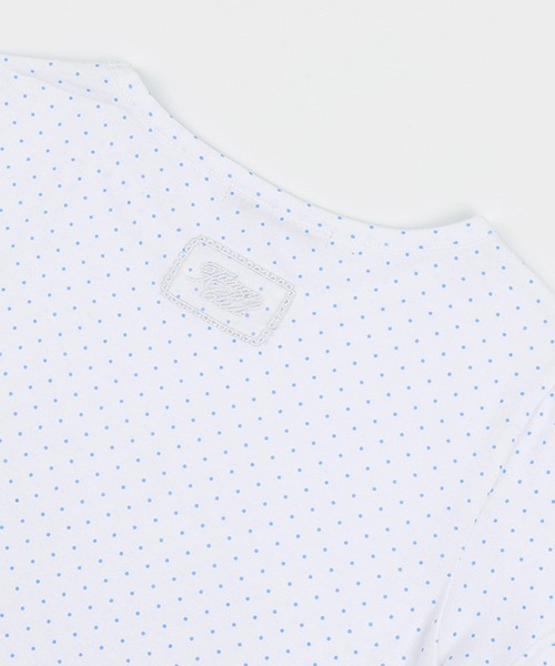 FANCY CLUB/ファンシークラブ Frill Layered Dot Tee レイヤード