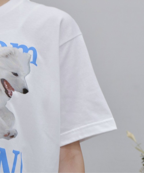 spiritoso（スピリトーゾ）の「【spiritoso】FREEDOM FUN シートプリントTシャツ（Tシャツ/カットソー・レディース・ブラック/オートミール/ホワイト・LARGE）」の18枚目の写真