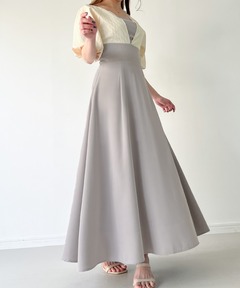 新品ADIEU TRISTESSE ウールポリエステルジャンパースカート ADIEU TRISTESSE ジャンパースカート Vネックジャンパースカート