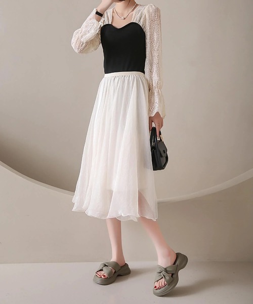 L LABEL(エルラベル)の「クロスベルト厚底サンダル(サンダル・レディース・グレー/ブラック/アイボリー・MEDIUM/SMALL)」の10枚目の写真