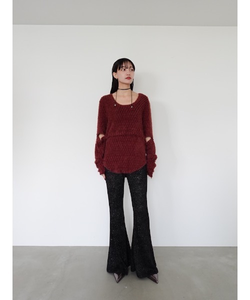 sahara（サハラ）の「Multi Way Furry Top/マルチウェイファーリートップ（その他トップス・レディース・ホワイト/ブラウン系その他/ブラック・FREE）」の8枚目の写真