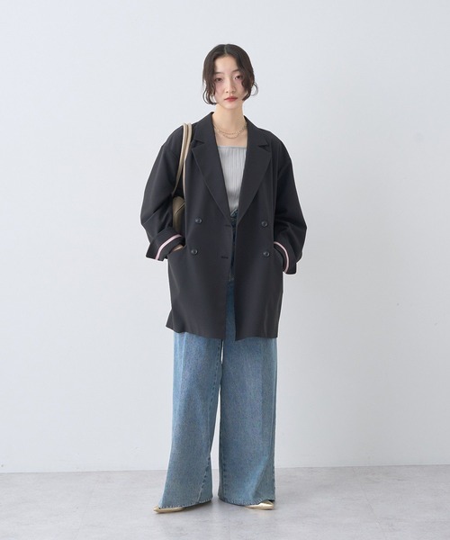 earth music&ecology（アースミュージックアンドエコロジー）の「ワイドスクエアボストンバッグ（ボストンバッグ・レディース・キャメル/ベージュ・FREE）」の8枚目の写真