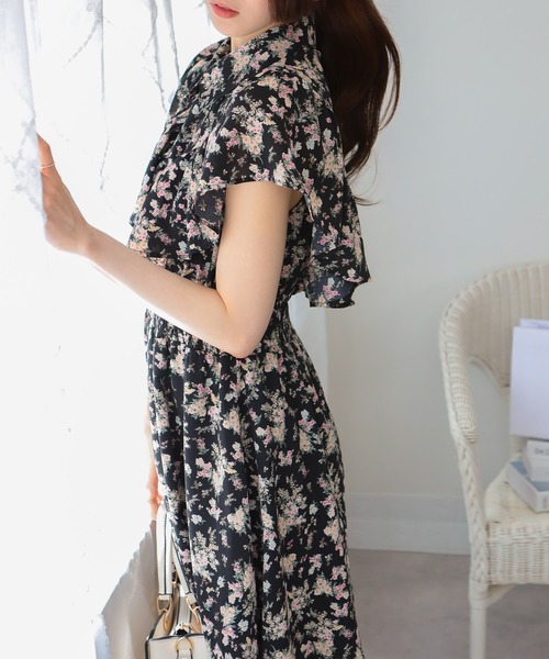JILTU フリル襟リボン付きミニワンピース 衿付きミニニットワンピース | JILL by JILL STUART（ジル バイ