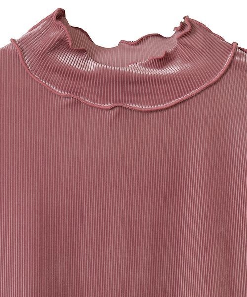 Candy Stripper（キャンディストリッパー）の「DOLLY RIBBON VELOUR トップス（Tシャツ/カットソー・レディース・スモークピンク/ブラック/オフホワイト/チャコール・FREE）」の22枚目の写真