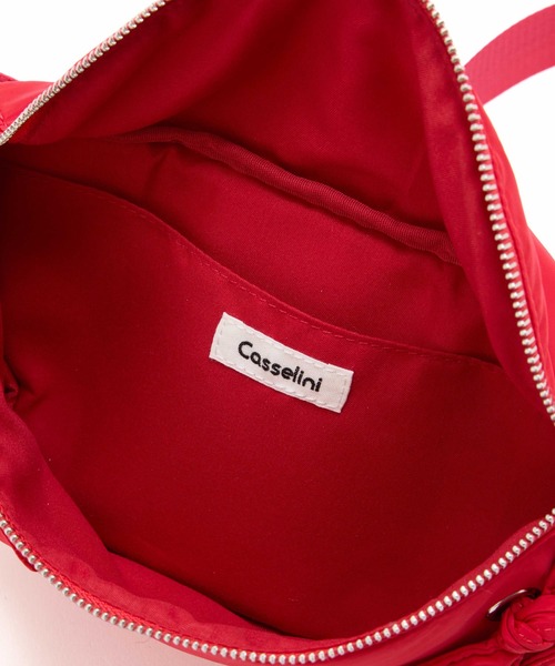 Casselini（キャセリーニ）の「Casselini(キャセリーニ)リボンウエストポーチ（ボディバッグ/ウエストポーチ・レディース・カーキ/レッド/シルバー/ブラック・FREE）」の8枚目の写真