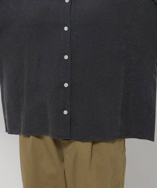 COMFORTリネンフリルシャツ（シャツ/ブラウス）｜niko and