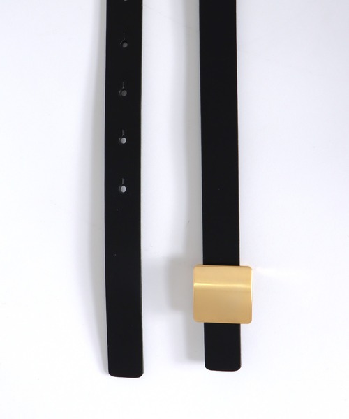 Three Four Time(スリーフォータイム)の「スクエアパーツベルト(ベルト・レディース・ブラウン/ブラック・FREE)」の7枚目の写真