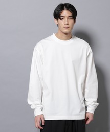 NANO universe（ナノユニバース）の「ビックシルエットワンポイントTシャツ 長袖（Tシャツ/カットソー・メンズ）」