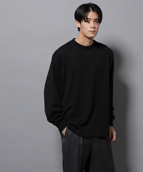 ビックシルエットワンポイントTシャツ 長袖（Tシャツ/カットソー