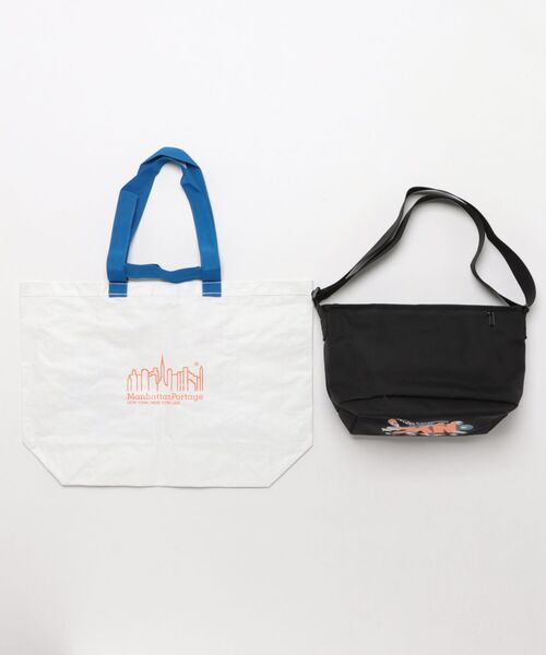 Manhattan Portage（マンハッタンポーテージ）の「NY MESSENGER BAG JR (MD) BP W/DIV LVL TMP（メッセンジャーバッグ・メンズ・ブラック・MEDIUM）」の8枚目の写真