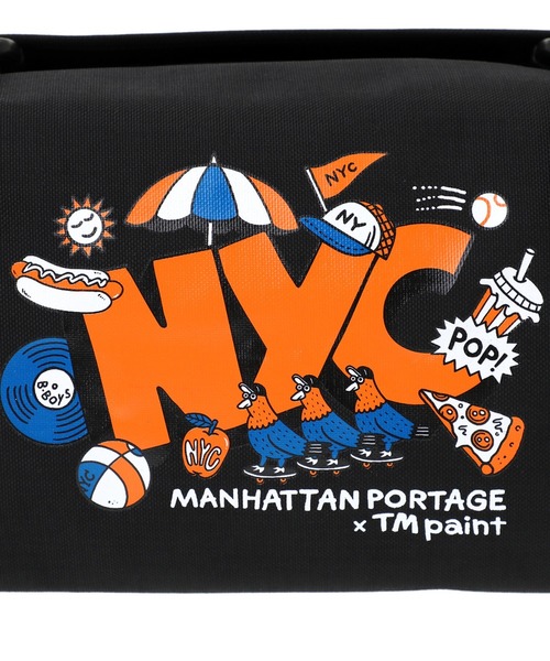 Manhattan Portage（マンハッタンポーテージ）の「NY MESSENGER BAG JR (MD) BP W/DIV LVL TMP（メッセンジャーバッグ・メンズ・ブラック・MEDIUM）」の11枚目の写真