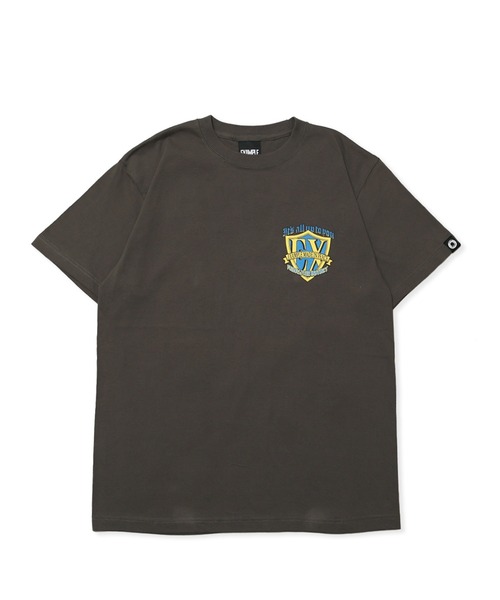 EXAMPLE(エグザンプル)の「EXAMPLE SHIELD LOGO S/S TEE(Tシャツ/カットソー・メンズ・ホワイト×ブルー/ホワイト×レッド/ブラック系その他2/ブラック系その他・M/L/XL/XXL)」の4枚目の写真