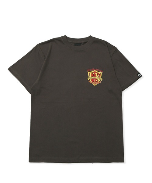 EXAMPLE(エグザンプル)の「EXAMPLE SHIELD LOGO S/S TEE(Tシャツ/カットソー・メンズ・ホワイト×ブルー/ホワイト×レッド/ブラック系その他2/ブラック系その他・M/L/XL/XXL)」の19枚目の写真