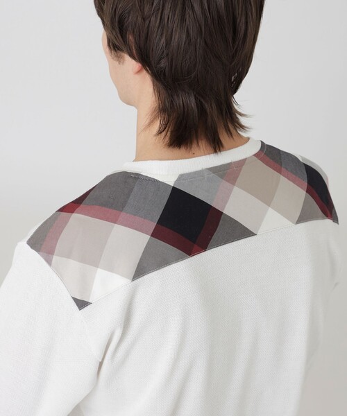 未使用ブラックレーベル　ヨークチェックカットソー セール】【一部店舗限定】ヨークチェックカットソー（Tシャツ