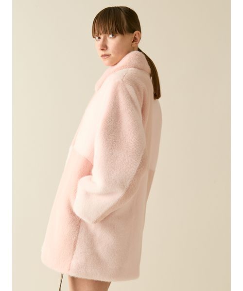 パッチワークエコファーミドルコート（ステンカラーコート）｜FURFUR