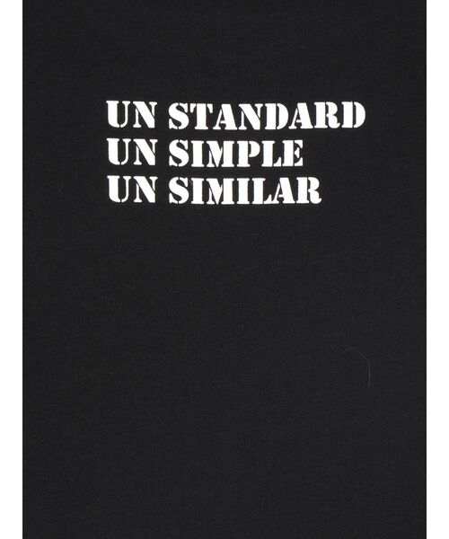 UN3D.(アンスリード)の「BACK LOGO PRINT T-SH / バックロゴプリントTシャツ(Tシャツ/カットソー・レディース・ホワイト/ブラック・FREE)」の10枚目の写真