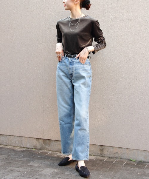 THE SHINZONE/シンゾーン ベロアロングスリーブTEE VELOURS LONG