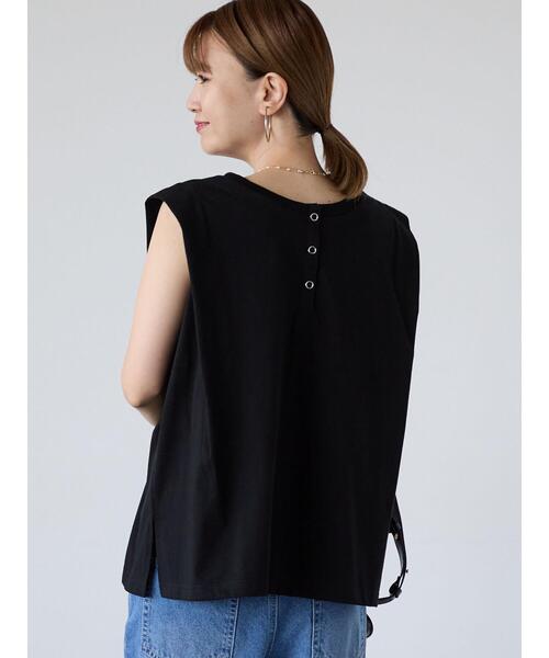 Lugnoncure（ルノンキュール）の「無地/ボーダーヘンリートップス（その他トップス・レディース・ブラック/ホワイト/オフホワイト/レッド・F）」の10枚目の写真