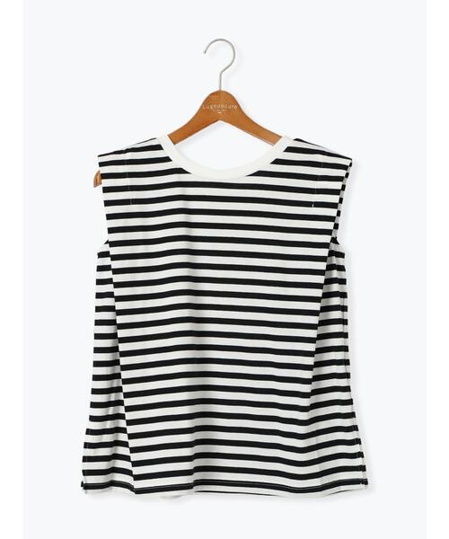 Lugnoncure（ルノンキュール）の「無地/ボーダーヘンリートップス（その他トップス・レディース・ブラック/ホワイト/オフホワイト/レッド・F）」の18枚目の写真