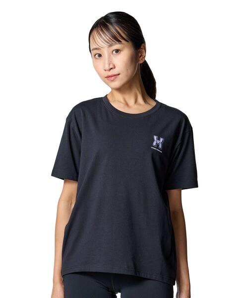 UNDER ARMOUR(アンダーアーマー)の「UAパフォーマンスコットン Tシャツ(トレーニング/レディース)(Tシャツ/カットソー・レディース・ブラック・XL/S/M/L)」の1枚目の写真