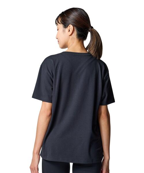 UNDER ARMOUR(アンダーアーマー)の「UAパフォーマンスコットン Tシャツ(トレーニング/レディース)(Tシャツ/カットソー・レディース・ブラック・XL/S/M/L)」の2枚目の写真