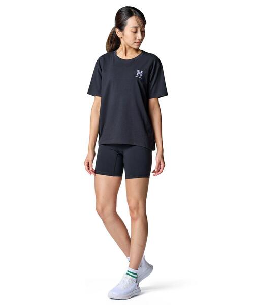 UNDER ARMOUR(アンダーアーマー)の「UAパフォーマンスコットン Tシャツ(トレーニング/レディース)(Tシャツ/カットソー・レディース・ブラック・XL/S/M/L)」の3枚目の写真