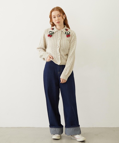 MILKFED.（ミルクフェド）の「STRAWBERRY KNIT CARDIGAN（カーディガン